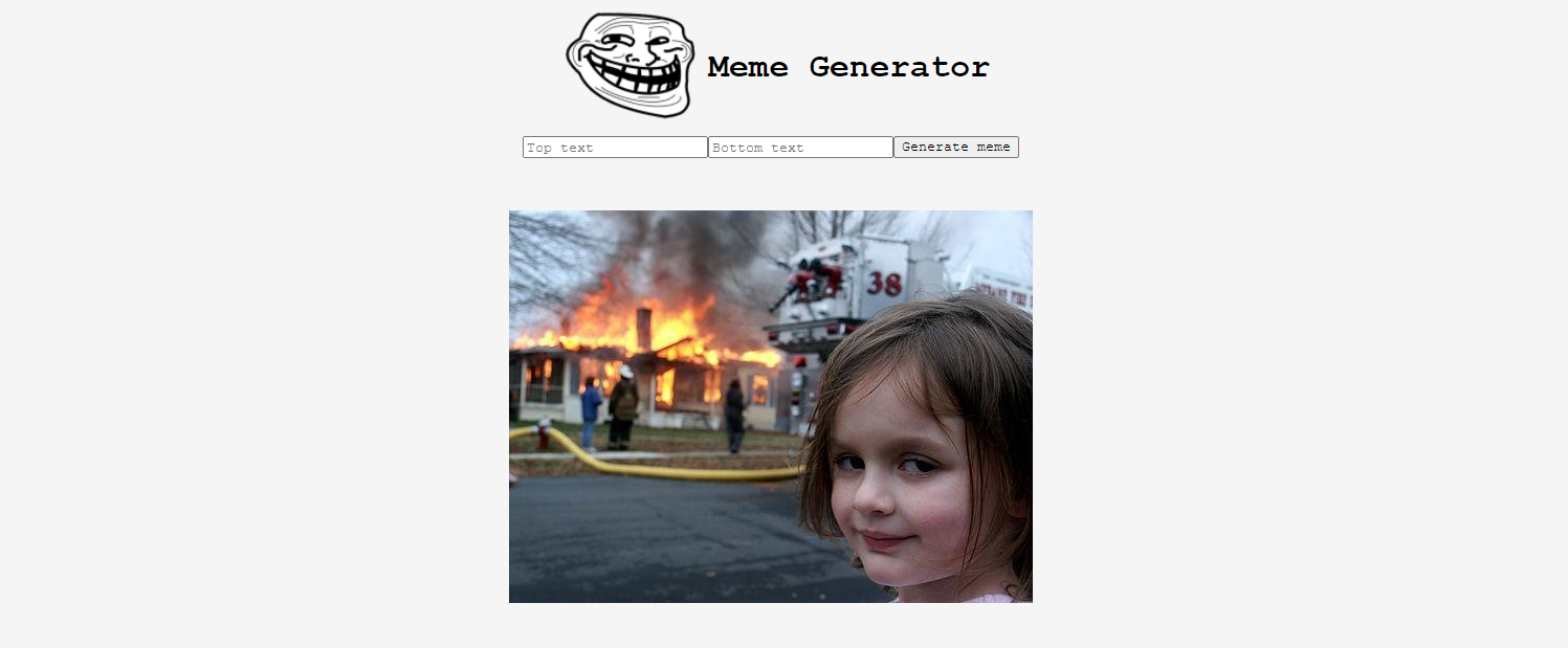 Meme generator project